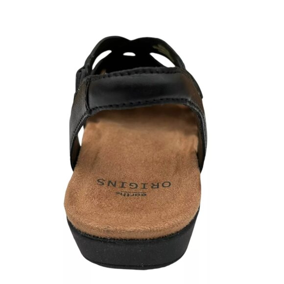 Earth Women’s Berri Closed Toe Sling Back Sandal Sz 8 Black Slip-on Arch support - Picture 8 of 13